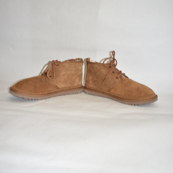 NEW UGG NEUMEL CHUKKA BOOT SHEARLING CHESTNUT WINTER 10 (D24) - Picture 4 of 8
